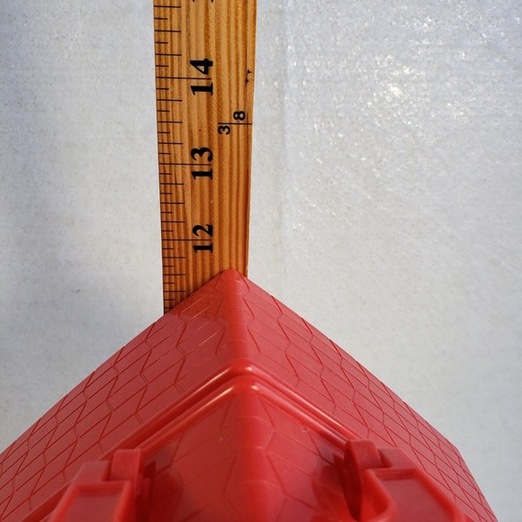 Peppa Pig House Set Toy with Mama Pig foldable Yellow and Red 12" tall - Picture 15 of 16